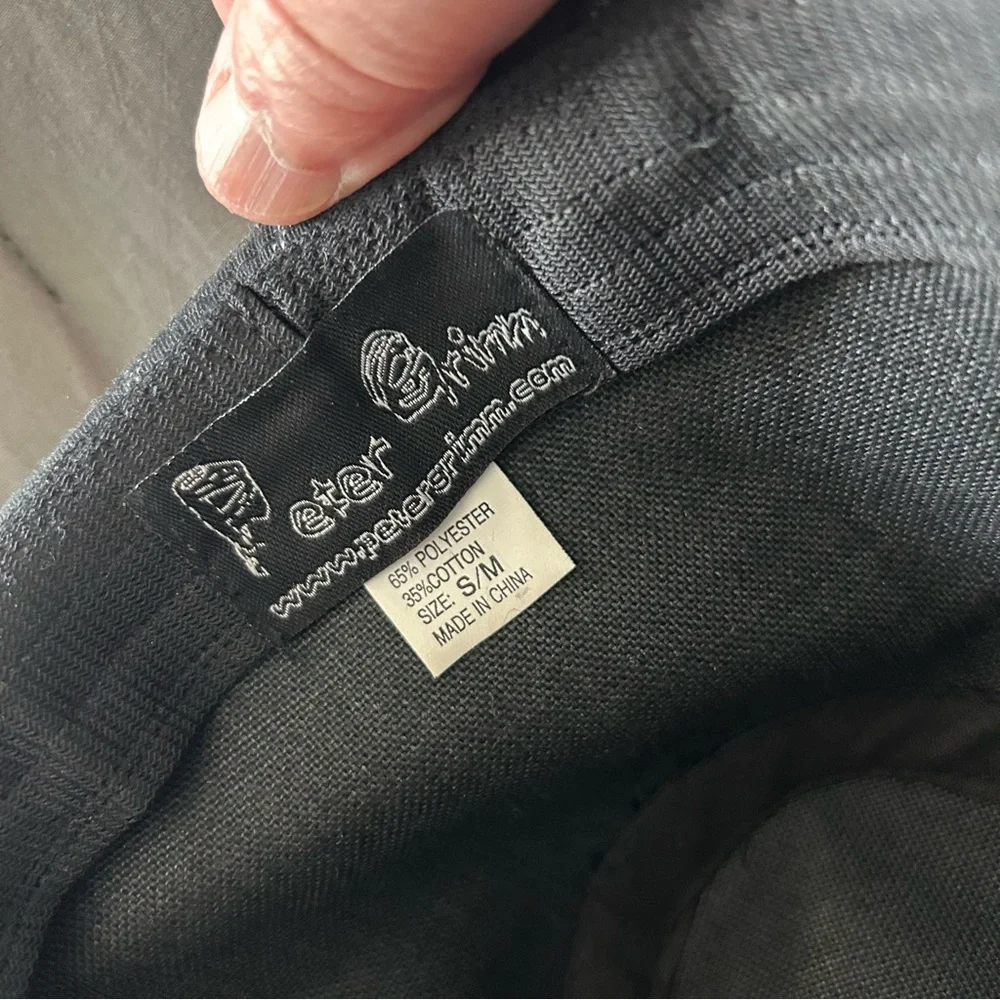 Peter Grimm Cotton Blend Pinstripe Fedora. Size S/M.